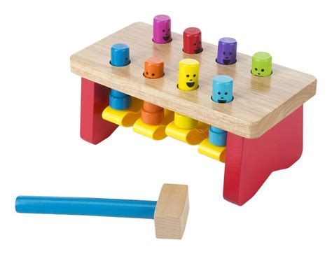 Melissa And Doug Deluxe Pounding Bench Wooden Toy Kids Toys News