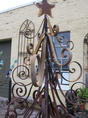 Perfect for lobby, foyers, hall ways or any high ceilinged room. antique wrought iron Christmas Tree | ☃ CHRISTMAS ...