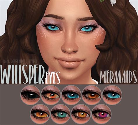 Sims 4 Mermaid Eyes Cc