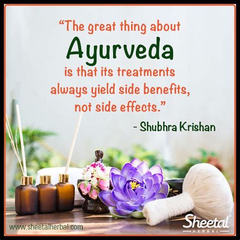 Here Is The Amazing Ayurvedic Quote By Shubhra Krishan Herbalism
