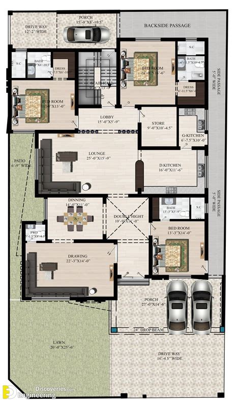36 Awesome House Plan Ideas For Different Areas Engineering