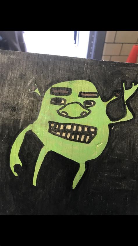Mike Wazowski Shrek Drawing Meme