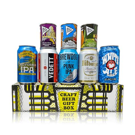 World Craft Beer 5 Can T Pack With Glass And 3 Bier Nut Snacks