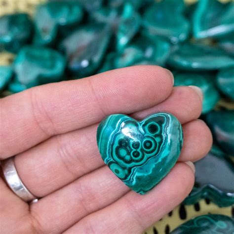 Small Malachite Heart The Crystal Council