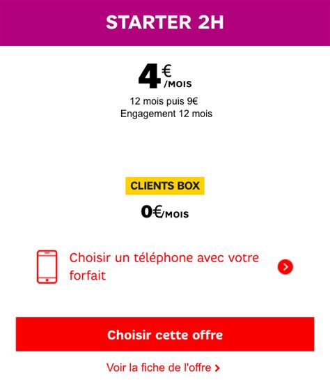 Sfr family est un les abonnements illimités le restent et les abonnés aux forfaits starter 2h bénéficient bel et bien de. Power 50 Go : l'offre de SFR accessible dès 10€ par mois