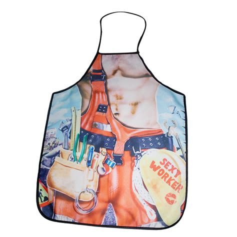 Various Novelty Aprons Bbq Rude Funny Tattoo Man Cooks Kitchen Cooking Apron Ebay