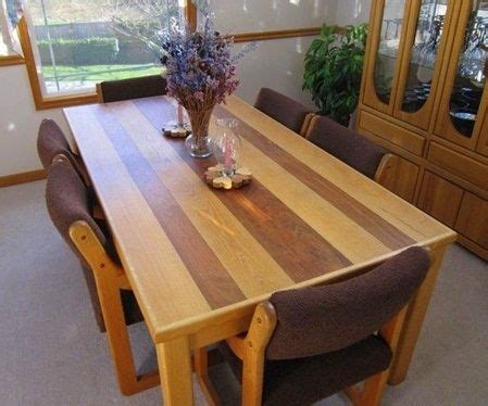 Then, as its name, this table is designed for eight people. Woodworking Plans Kitchen Table | Woodworking plans ...