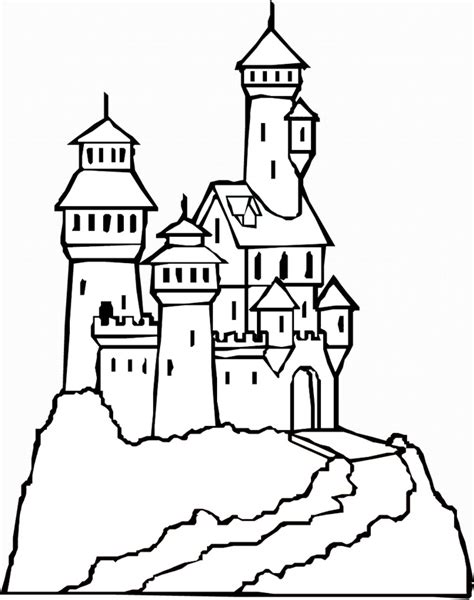 Castle Coloring Pages To Download And Print For Free