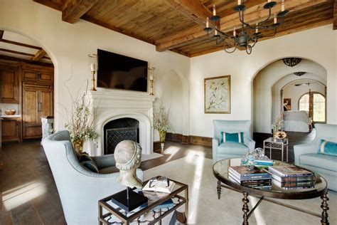 Italian Country Villa Full Home Design Mediterranean Living Room