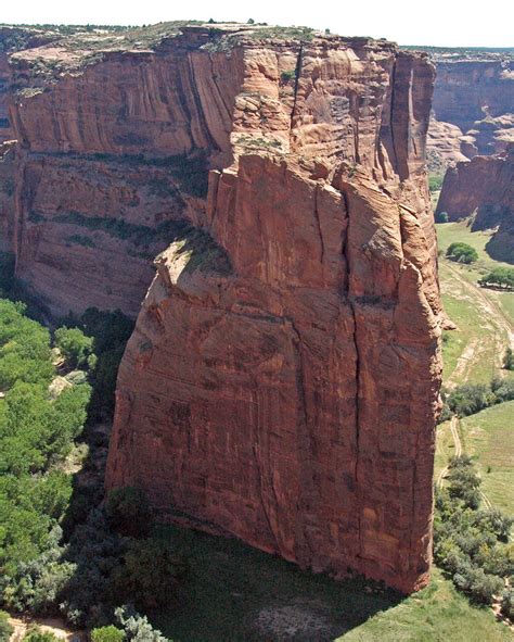 De Chelly Sandstone Lower Permian Navajo Fortress Canyon De Chelly