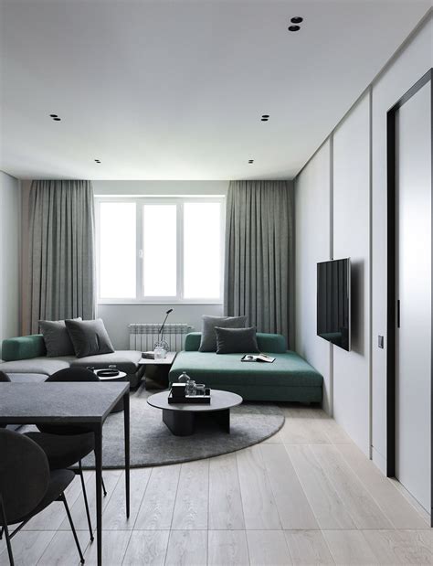 Modern Minimalist Apartment Designs Under 75 Square Meters Minimalist