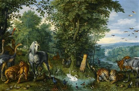 The Garden Of Eden With The Fall Of Man — Jan Brueghel The Elder
