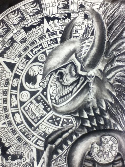 Les 12 Meilleures Images Du Tableau Aztec Tattoo Designs Skull Smoke