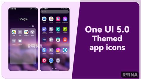 Samsung One Ui 50 Brings Themed Icons For Third Party Apps Rprna