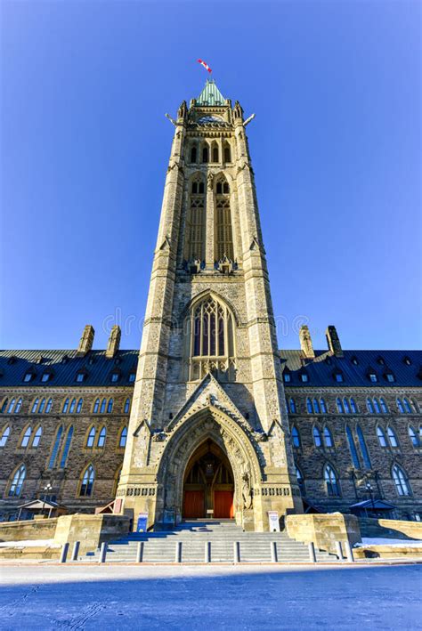 Canadian House Of Parliament Ottawa Canada Stock Image Image Of