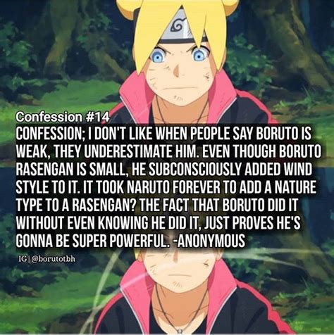 Boruto May Not Be My Favourite Character But In My Opinion He