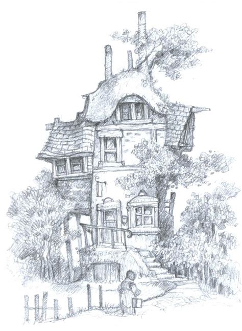 Fairy House Drawing At Getdrawings Free Download