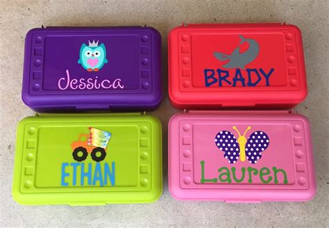 Personalized Pencil Box Kids Pencil Case Great Personalized