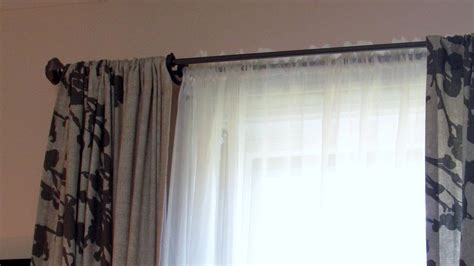 Diy Extra Long Curtain Rod Home Design Ideas