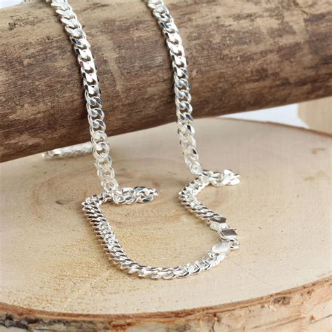 Sterling Silver Extra Heavy Box Chain Necklace 15mm Width