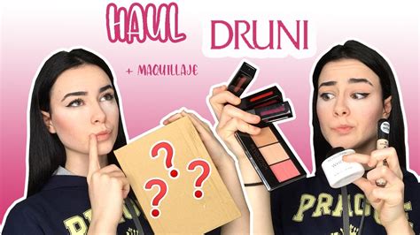 haul druni maquillaje con los nuevos productos youtube