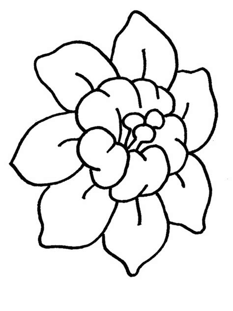 Cartoon Fancy Flower Coloring Pages Picture 22 Beautiful