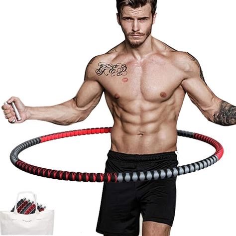 Wwy Weighted Hoola Hoop For Adults 8 Detachable Sections