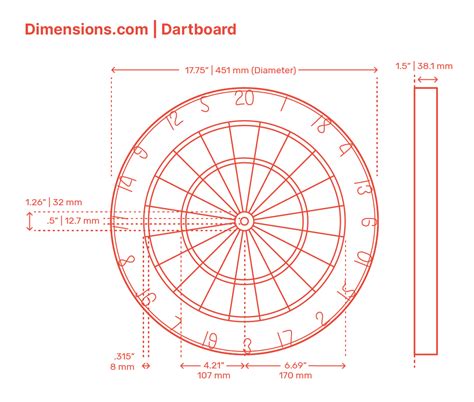 Darts Dimensions And Drawings