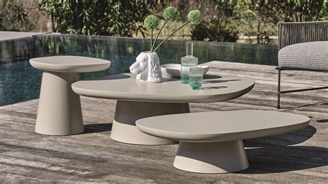 Stone Outdoor Coffee Table Outdoor Ditre Italia Henri Living