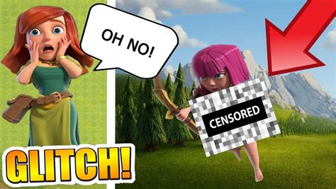 how to make any clash of clans troop naked [glitch] youtube