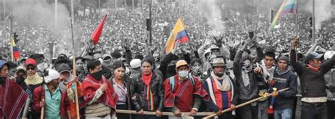 Diferentes organizaciones sociales, obrero sindicales, estudiantiles, entre otras, anunciaron que se se movilizarán el próximo 21 de este sería el segundo paro nacional realizado durante el mandato de iván duque, pues según datexco, luego de 15 meses de gobierno duque. ¿El Movimiento Indígena inauguró la época pos correísta ...