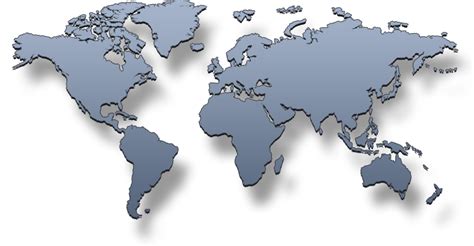 3d World Map Png Transparent Background Free Download 35416