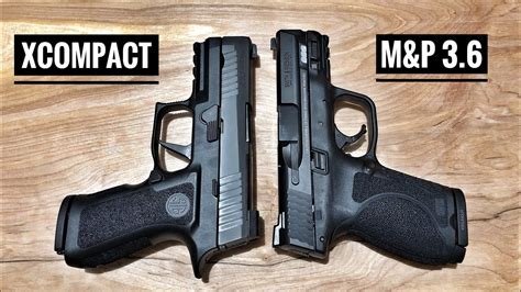 Sig Sauer P Vs Smith Wesson M P Shield Size Comparison Handgun