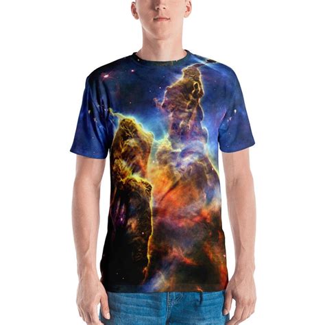 Galaxy Shirt Mens Galaxy T Shirt Cosmos Shirt Mens Cosmic Etsy