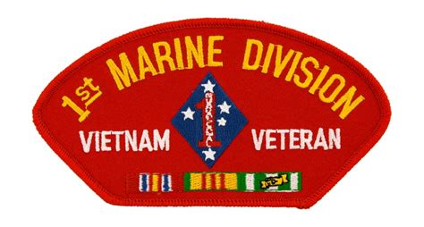 1st Marine Division Vietnam Veteran Patch Flying Tigers Surplus