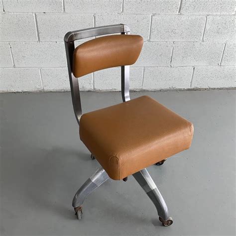 If you're ready to rock your remodel, this board is a must see! Mid-Century Modern Leather Rolling Office Desk Chair by ...