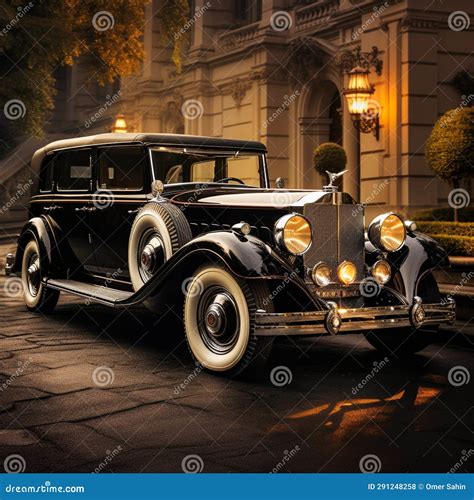 A Symphony of Elegance: Witness the Limousine S Charm Stock Photo
