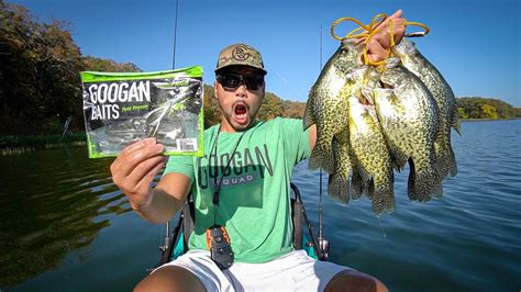 Slab Crappie Kayak Fishing With Googan Baits Catch Clean Cook Youtube