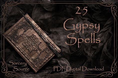 Gypsy Magick 25 Gypsy Spells Bos Pages Etsy