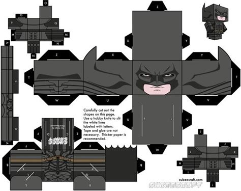 7easy Batman Papercraft Template Goodsunglass