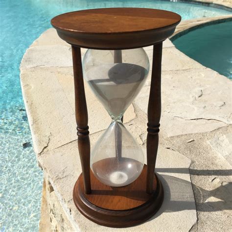 Vintage Mid Century Hourglass Sand Timer Chairish