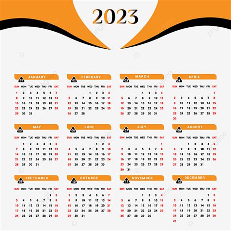 Kalender Mit Gelb Und Schwarz Kalender Kalender Png