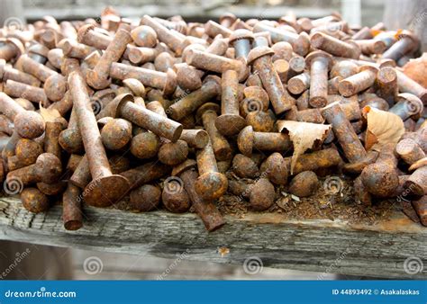 Old Rusty Bolts Stock Photo Image Of Rust Construction 44893492