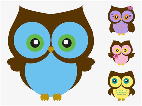 Cartoon Owls Cute Clipart Best