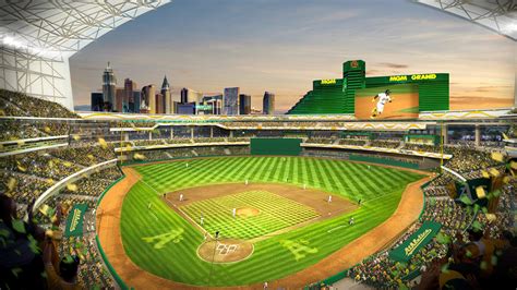Athletics Release First Renderings Of Proposed Ballpark In Las Vegas