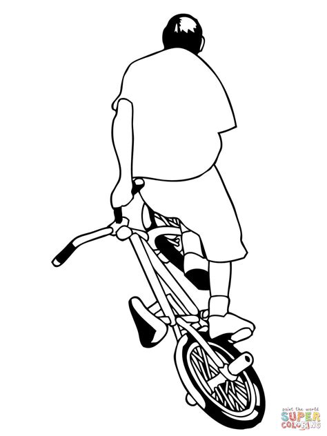 Para pintar tu bike bicicleta btt.bmx bike colouring pictures. Dibujo de Bicicleta de Calle Bmx para colorear | Dibujos ...