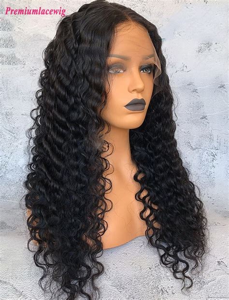 Brazilian Deep Wave Inch Lace Wigs Pre Plucked Hairline