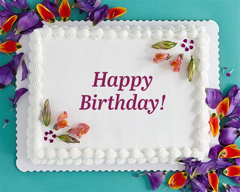 Birthday parties aren't complete without a cake! Beautiful Happy Birthday Cakes Images