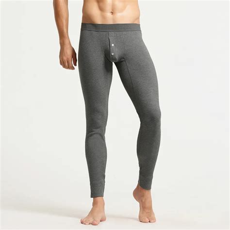 New New Seobean Autumn And Winter Mens Sexy Cotton Long Johns Low Rise Thermal Underpants