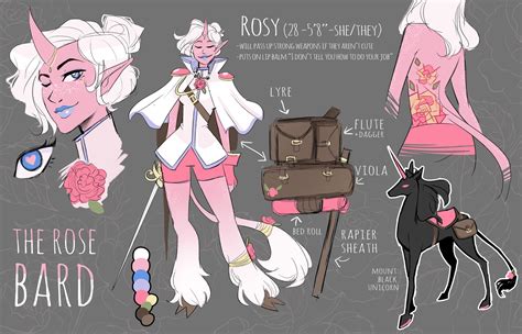 Dandd Character Sheet For Rosy Base Was Adopted From Halfdeadsketches